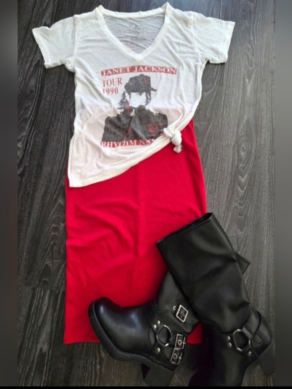 Authentic Janet Jackson “Rhythm Nation” 1990 Tour T-Shirt